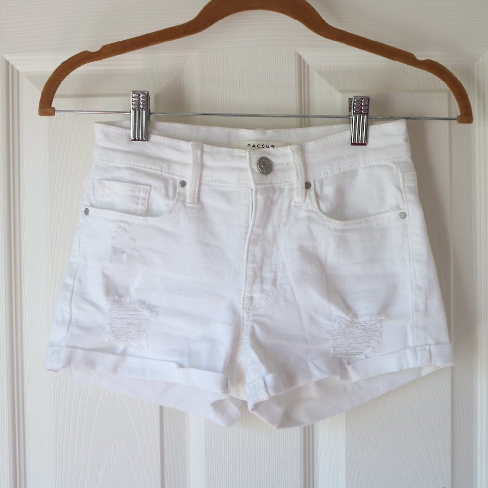 PacSun Denim Mid-Waisted Shorts